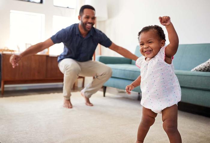 Dancing baby has awesome moves