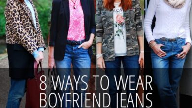 Ways to wear boyfriend jeans