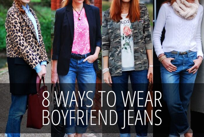 Ways to wear boyfriend jeans