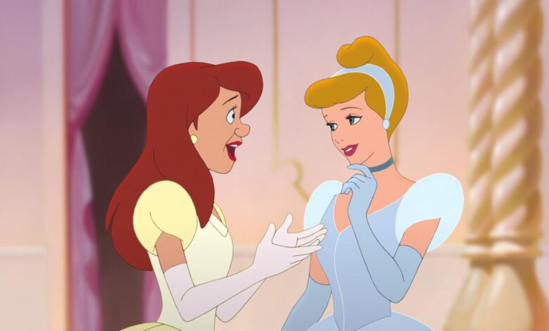 Cinderella and belle battle it out