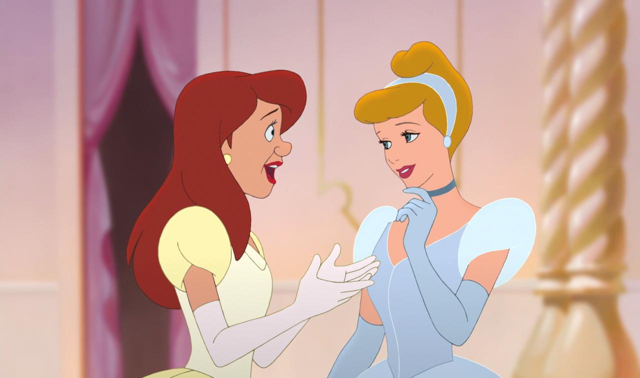 Cinderella and belle battle it out