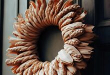 Corn husk wreath tutorial