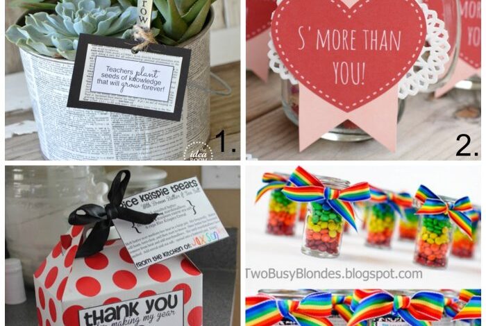 Teacher appreciation gifts