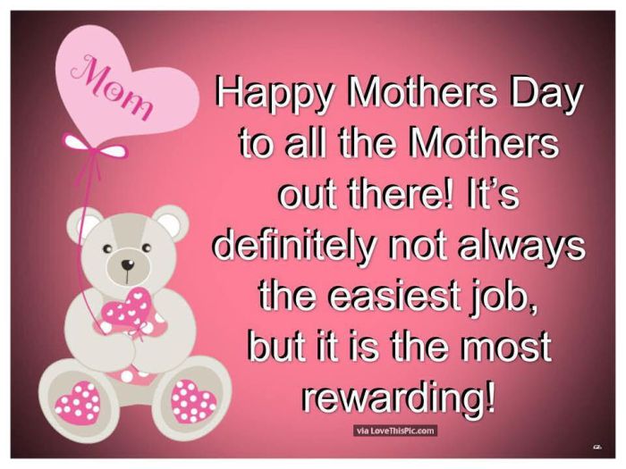 To all of you awesome moms out there