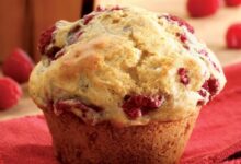 Raspberry lemon muffins