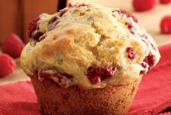 Raspberry lemon muffins