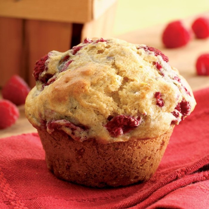 Raspberry lemon muffins