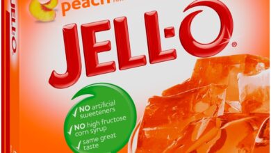 Jello peach pie