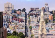 Playing on the hills of san francisco