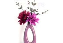 Create real like silk flower arrangements with clear vases