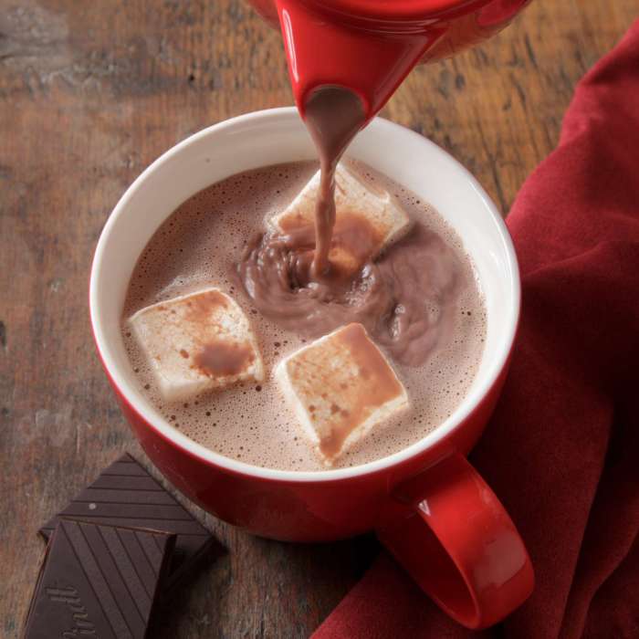 Healthier hot chocolate