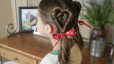 15 lovely hairdos that could make your little valentine get the giggles