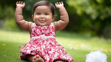 Dancing baby has awesome moves