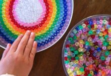 Diy melted bead suncatcher