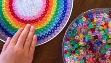 Diy melted bead suncatcher