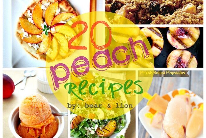 The best peach recipes 13