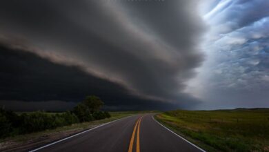 Watching the storm come in