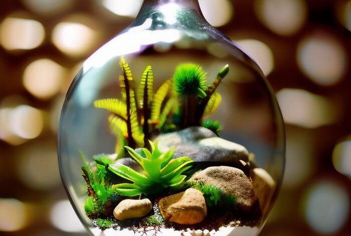 Terrarium artificial tehno eternal bazar club