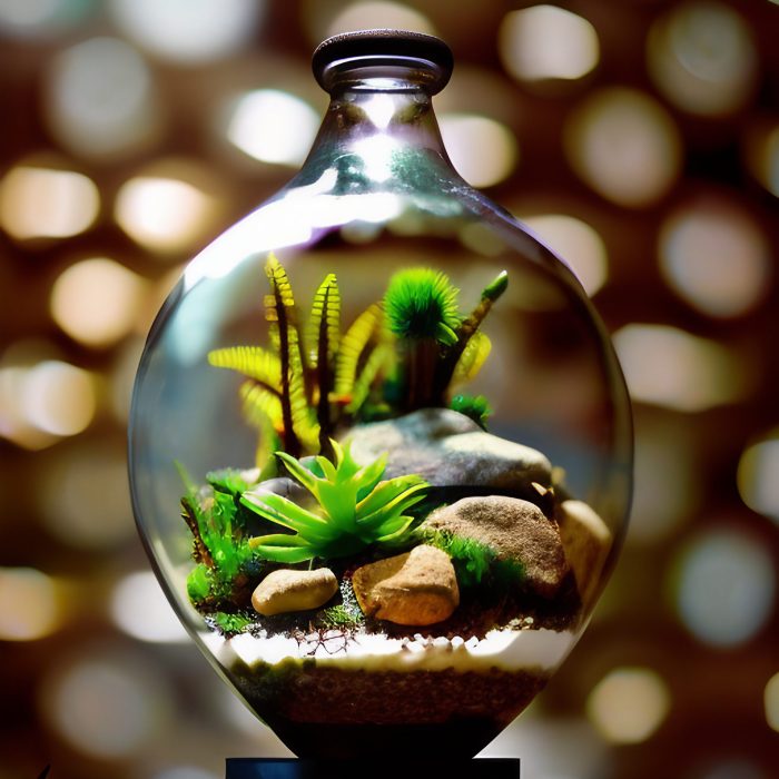 Terrarium artificial tehno eternal bazar club