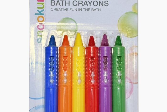 Homemade bath crayons