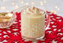 Delicious homemade eggnog