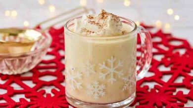 Delicious homemade eggnog