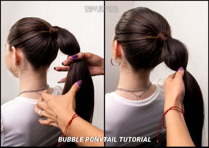 Learn how to create the perfect bubble ponytail