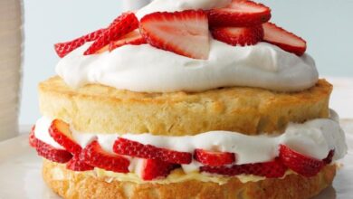 Best strawberry shortcake recipe with angel food cake