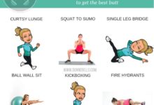 Top 10 exercises to get your booty in the right spot