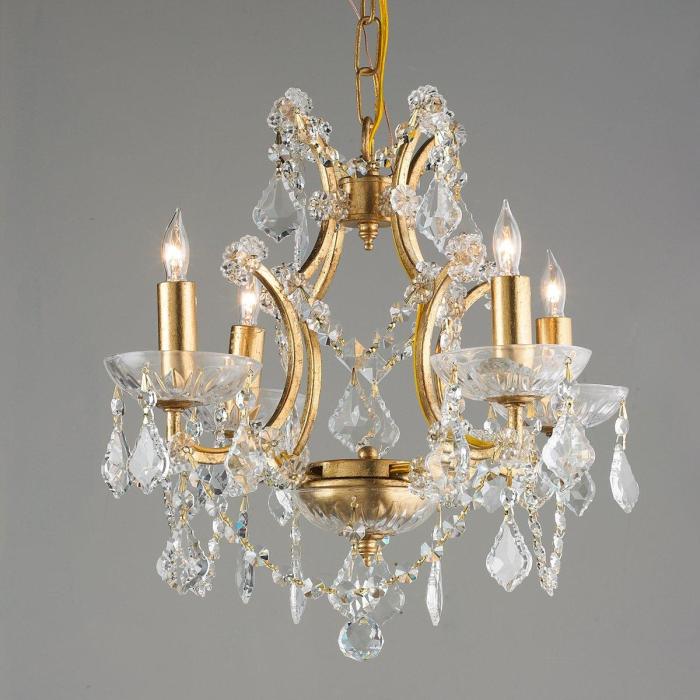 Little painted chandelier