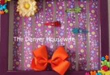 7 ideas for hair bow holders