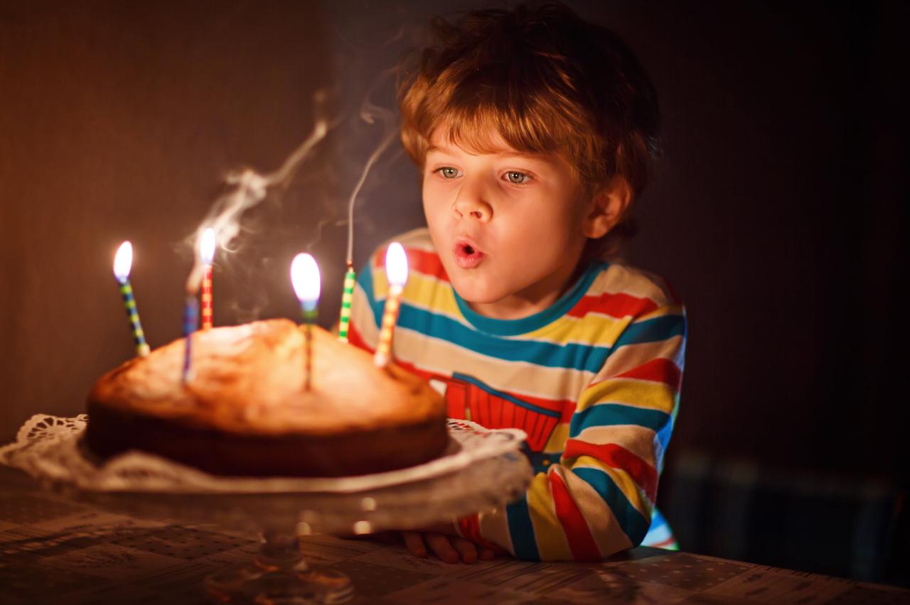 Poor guy cant blow the candle out