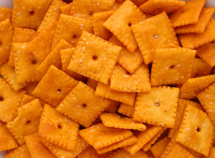 Gluten free goldfish and cheez it crackers