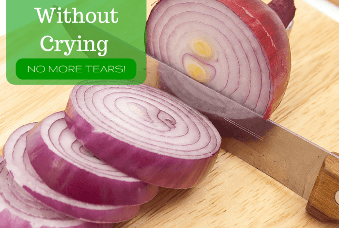 Best tip ever how to cut an onion without crying