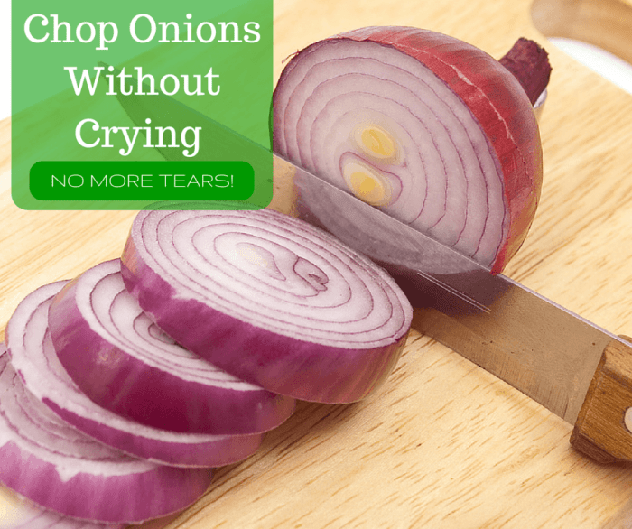 Best tip ever how to cut an onion without crying