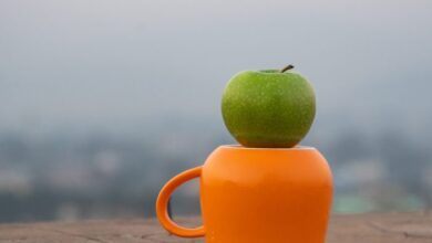 Edible apple cups