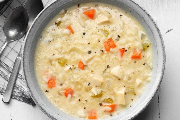 Ill take seconds chicken with wild rice soup