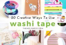 Five easy ways to use washi tape