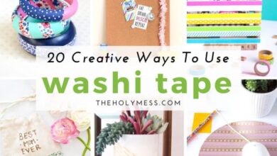 Five easy ways to use washi tape