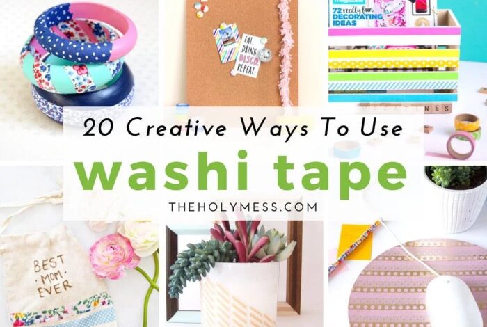 Five easy ways to use washi tape