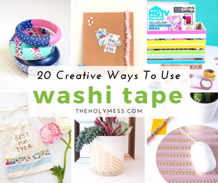 Five easy ways to use washi tape