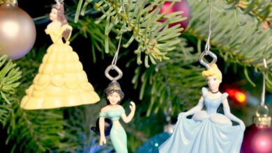 Diy disney character ornaments