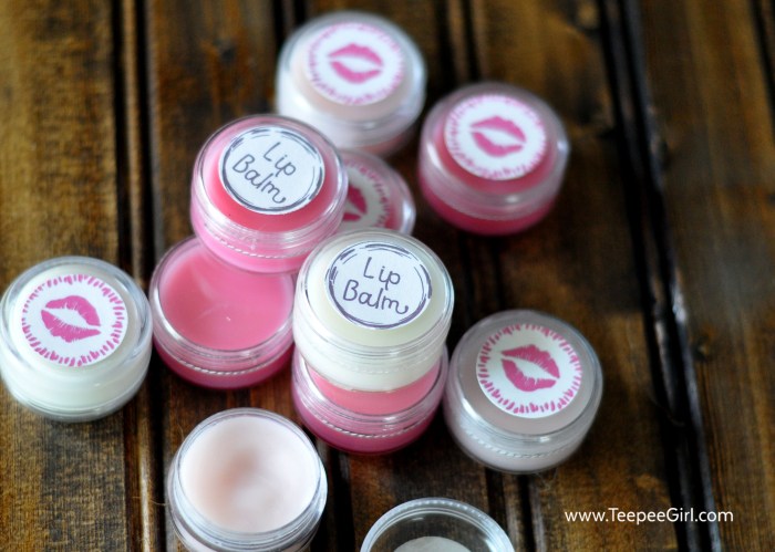 Get stained homemade lip stain balm