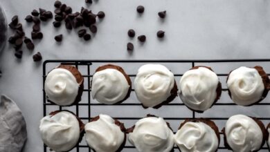 Chocolate ginger freezer cookies