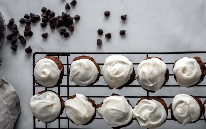 Chocolate ginger freezer cookies