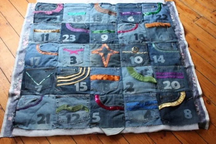 Denim advent calendar