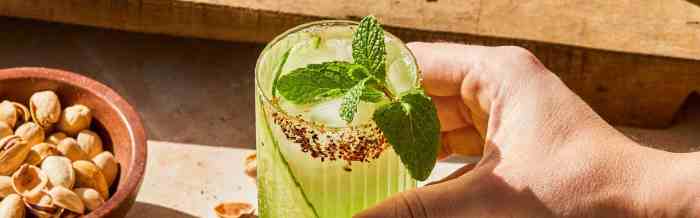 Refreshing cucumber drink