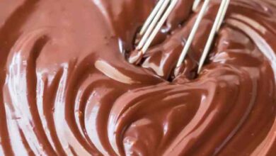 Chocolate orange ganache glaze recipe