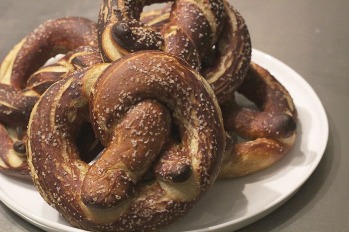 German style soft pretzels