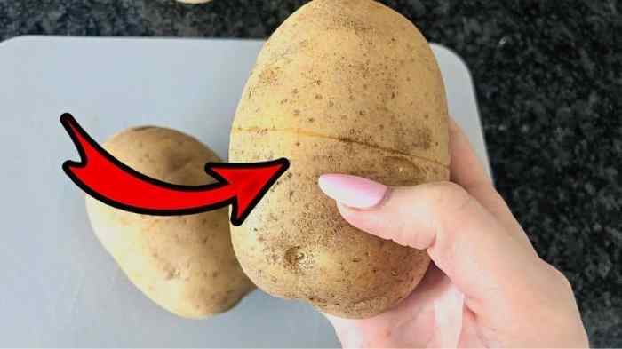 How to peel potatoes fast